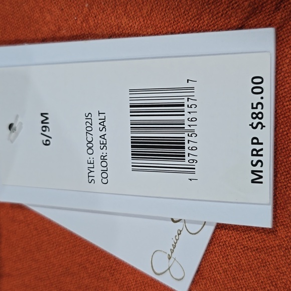 Jessica Simpson Infant Outerwear.  Size 6/9 Months.  Color is an Off White.  NWT - Picture 16 of 16